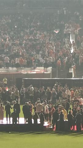 صوره ل لحظات تكريم منتخب مصر بعد التتويج بكأس العاصمة الجديدة