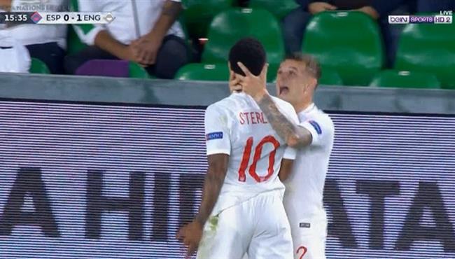 هدف رحيم ستيرلينج الرائع فى مرمى اسبانيا بدورى الامم الاوروبية