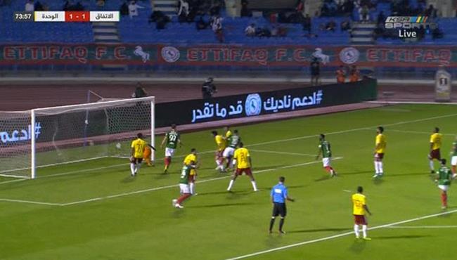 اهداف مباراة الاتفاق والوحدة 2 1 الدوري السعودي