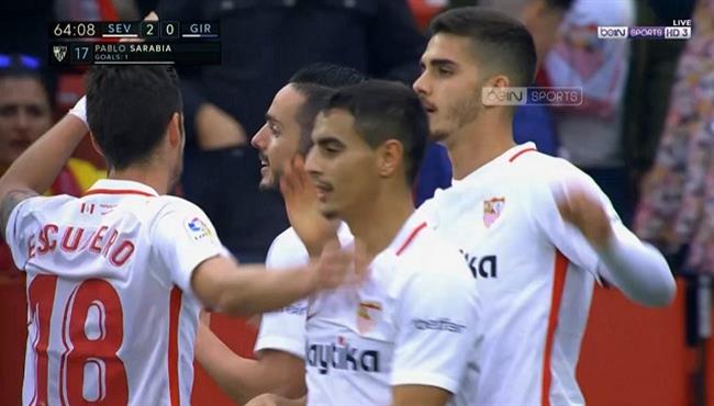 اهداف مباراة اشبيلية وجيرونا 2 0 الدوري الاسباني