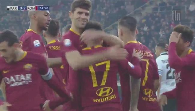 اهداف مباراة روما وبارما 2 0 الدوري الايطالي