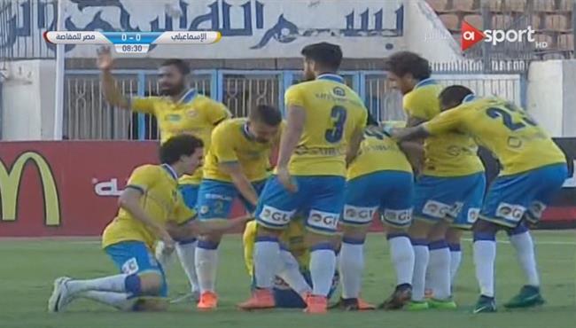 هدف الاسماعيلى الاول فى مرمى مصر المقاصه
