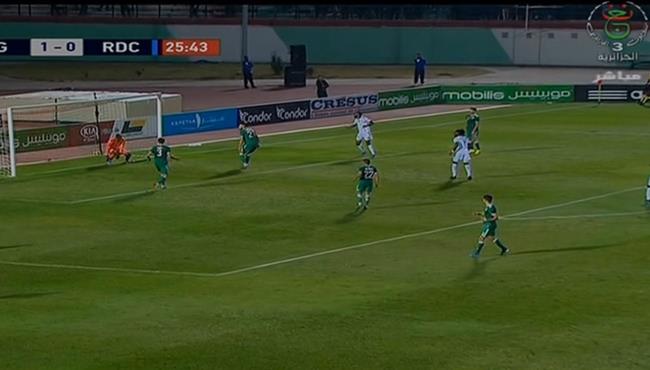 هدف تعادل الكونغو الديمقراطية مع الجزائر 1 1 مباراة ودية