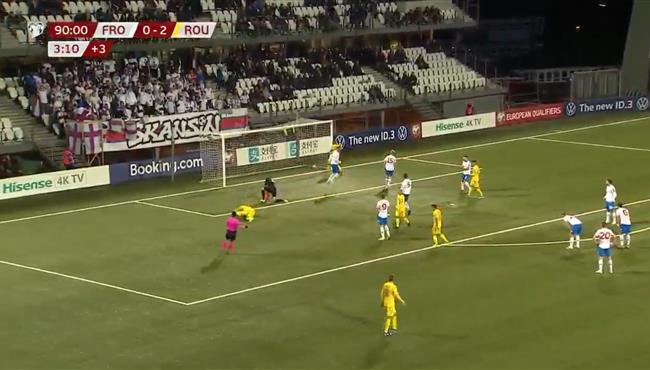 اهداف مباراة رومانيا وجزر فارو 3 0 تصفيات امم اوروبا