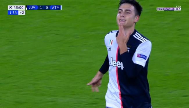 هدف ديبالا العالمي في مرمي اتلتيكو مدريد 1 0 دوري ابطال اوروبا