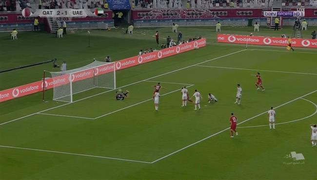 هدف قطر الثالث في مرمي الامارات 3 1 كأس الخليج