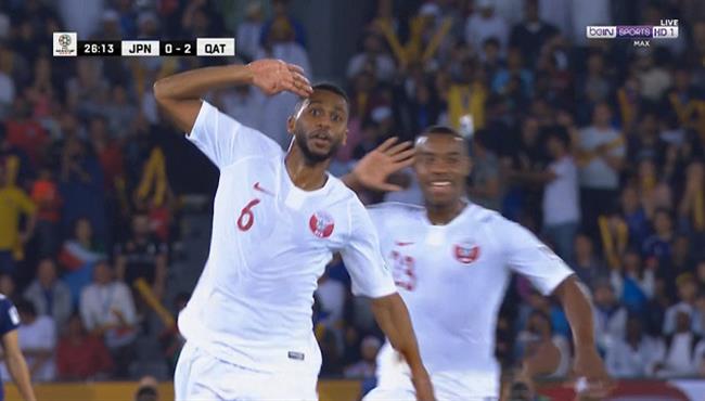 هدف قطر الثاني العالمي في مرمي اليابان تعليق رؤوف خليف