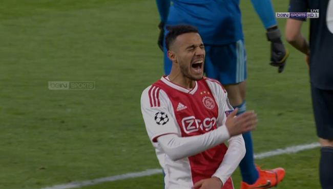 نصير مزراوي يهدر هدف اول لاياكس امام ريال مدريد