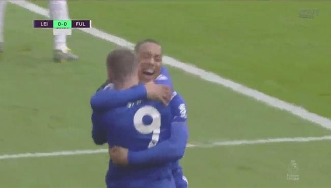 اهداف مباراة ليستر سيتي وفولهام 3 1 الدوري الانجليزي