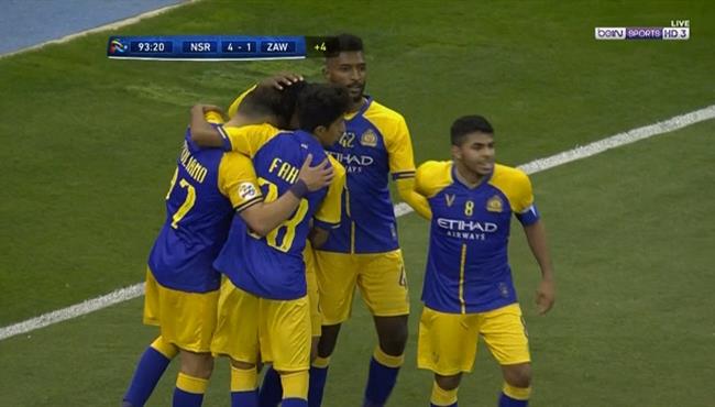 اهداف مباراة النصر والزوراء 4 1 تعليق عصام الشوالي