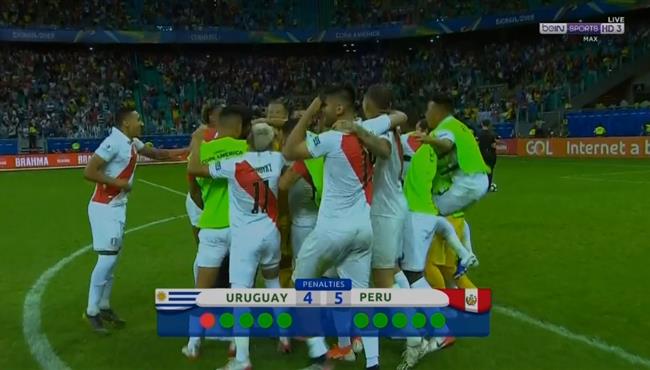 ملخص مباراة اوروجواي وبيرو وركلات الترجيح في كوبا امريكا