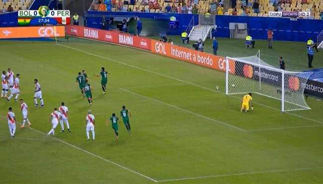 هدف بوليفيا الاول في مرمي بيرو