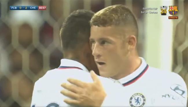 هدف تشيلسي الثاني الرائع في مرمي برشلونه