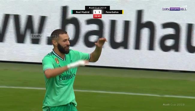 هدف كريم بنزيما الثاني في مرمي فنربخشة كأس اودي