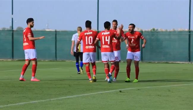 هدف الاهلي الاول في مرمي سوكر سمارت حسين الشحات