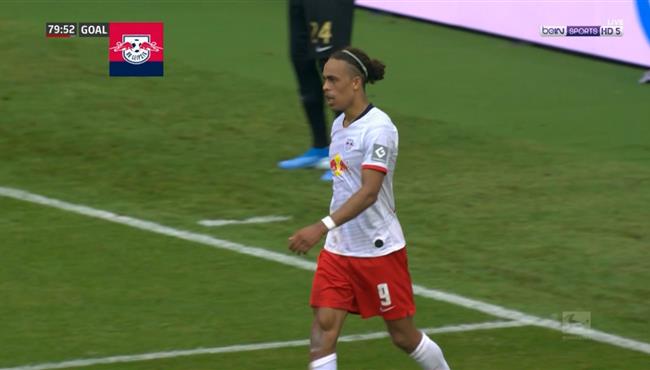 هدف رائع علي الطاير في مباراة لايبزيج واينتراخت فرانكفورت