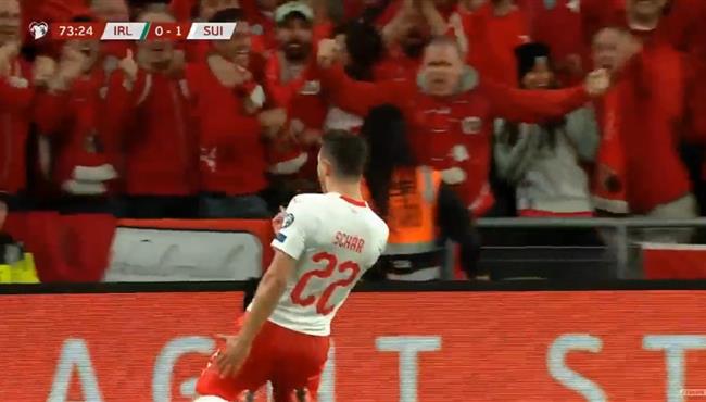 اهداف مباراة سويسرا وايرلندا 1 1 تصفيات امم اوروبا