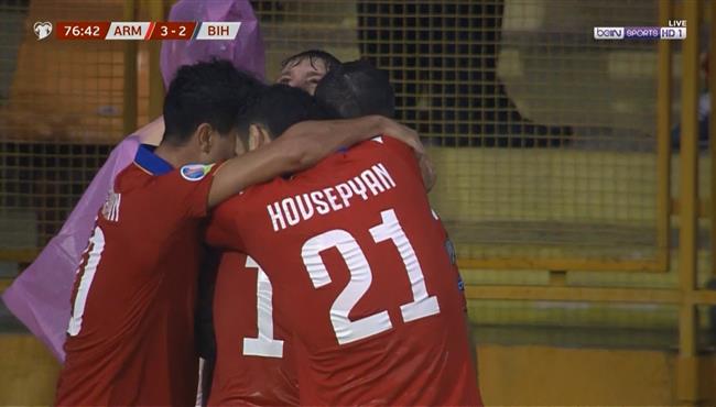 اهداف مباراة البوسنة والهرسك وارمينيا 2 4 تصفيات امم اوروبا