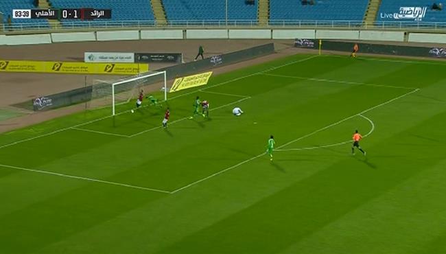 هدف تعادل الاهلي مع الرائد 1 1 الدوري السعودي