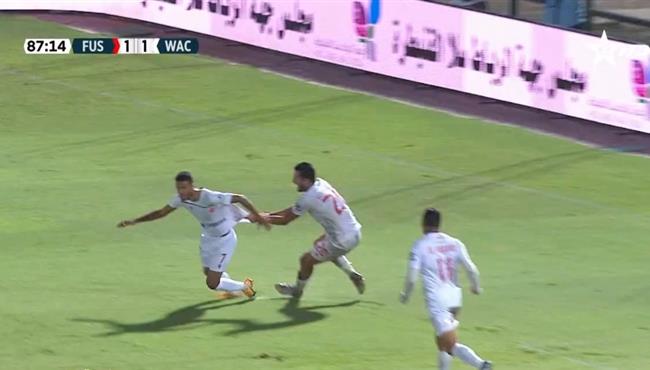 اهداف مباراة الوداد والفتح الرباطي 2 1 الدوري المغربي