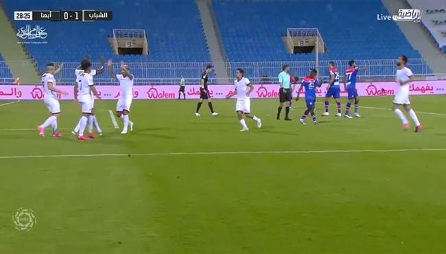 هدف فوز الشباب علي ابها 1 0 الدوري السعودي