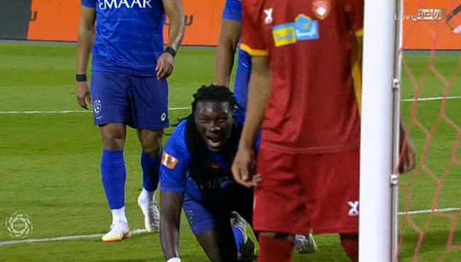 هدف الهلال الثاني في مرمي ضمك بالدوري السعودي