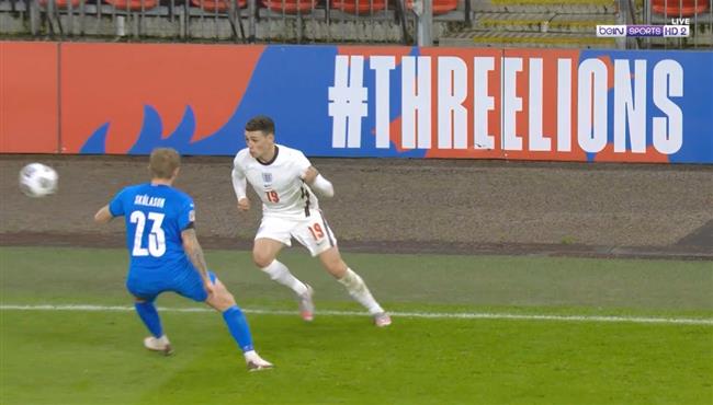 مهارة مذهله من فودين في مباراة انجلترا وايسلندا بدوري الامم الاوروبية