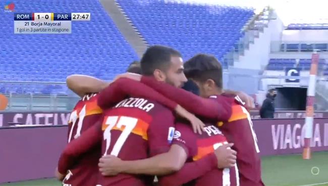 اهداف مباراة روما وبارما 3 0 الدوري الايطالي