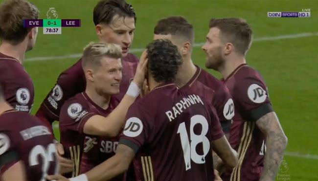 هدف فوز ليدز علي ايفرتون 1 0 الدوري الانجليزي