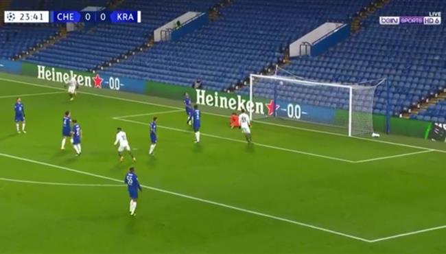 اهداف مباراة تشيلسي وكراسنودار 1 1 دوري ابطال اوروبا