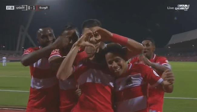 هدف الوحدة الاول الرائع فى مرمى الاهلي 1 0 الدوري السعودي