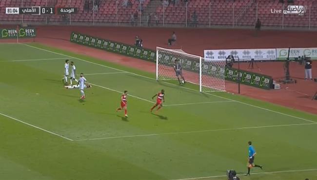 هدف الوحدة الثاني فى مرمى الاهلي 2 0 الدوري السعودي