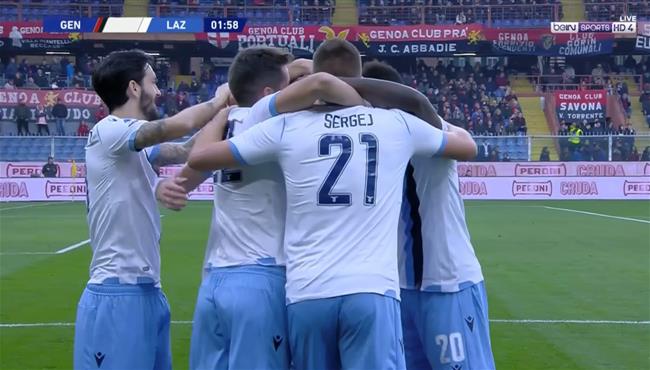 اهداف مباراة لاتسيو وجنوي 3 2 الدوري الايطالي