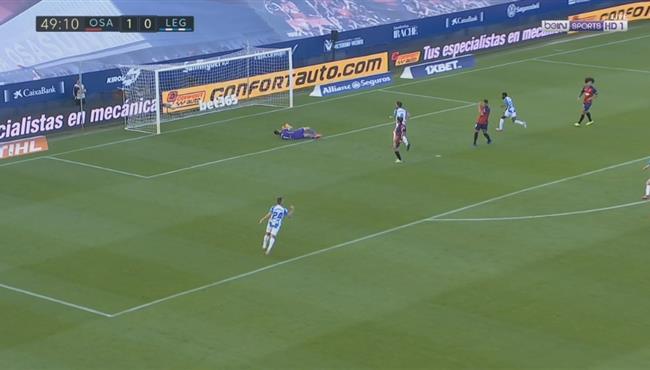 اهداف مباراة ليجانيس واوساسونا 1 2 الدوري الاسباني