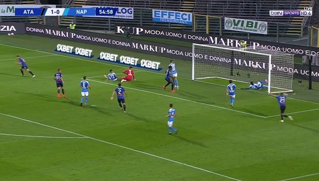 هدف اتالانتا الثاني فى مرمي نابولي 2 0 الدوري الايطالي