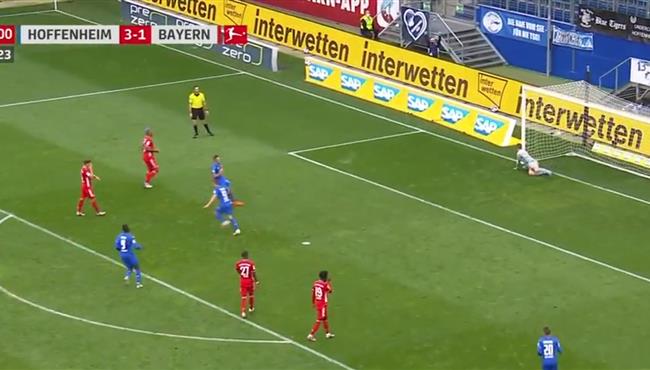 اهداف مباراة بايرن ميونخ وهوفنهايم 1 4 الدوري الالماني