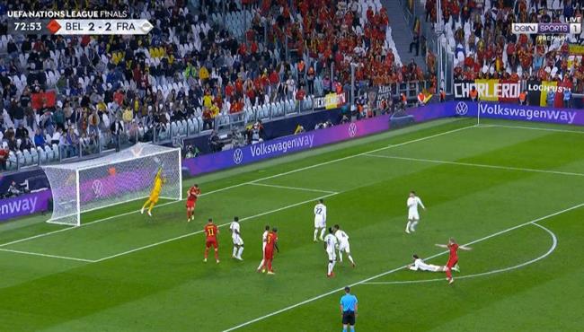 هوجو لوريس يتألق ويمنع دي بروين من تسجيل هدف رائع لبلجيكا