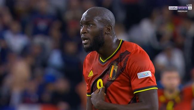 هدف لوكاكو الملغي امام فرنسا بدوري الامم الاوروبية