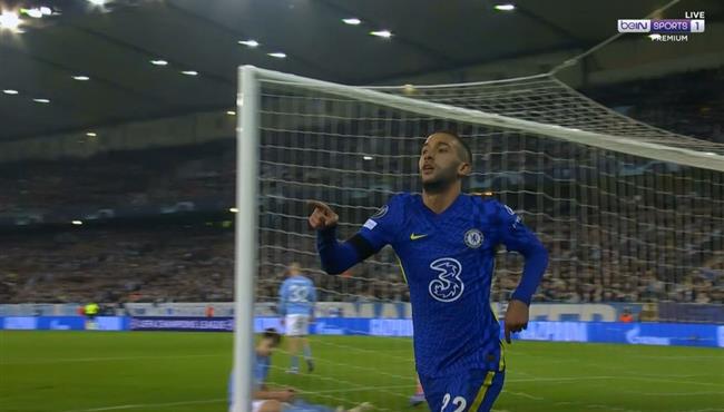 هدف حكيم زياش في مرمي مالمو بدوري ابطال اوروبا