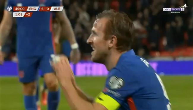 هدف هاري كين الرائع في مرمي البانيا بتصفيات كاس العالم