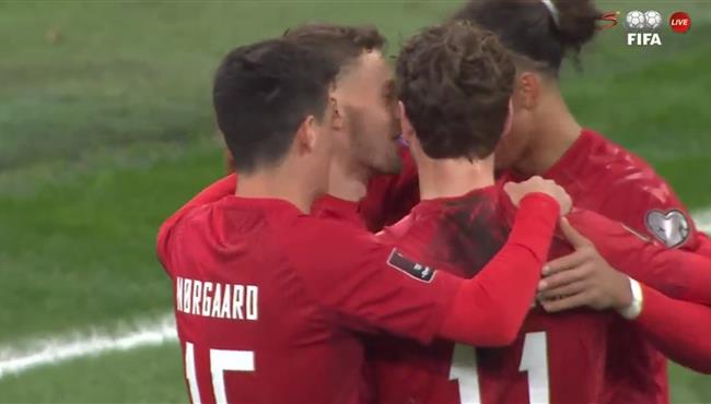 اهداف مباراة الدنمارك وجزر فارو 3 1 تصفيات كاس العالم