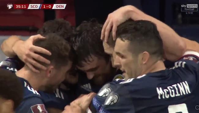 اهداف مباراة الدنمارك واسكتلندا 0 2 تصفيات كاس العالم