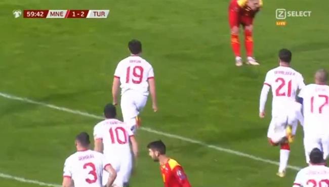 اهداف مباراة تركيا والجبل الاسود 2 1 تصفيات كأس العالم