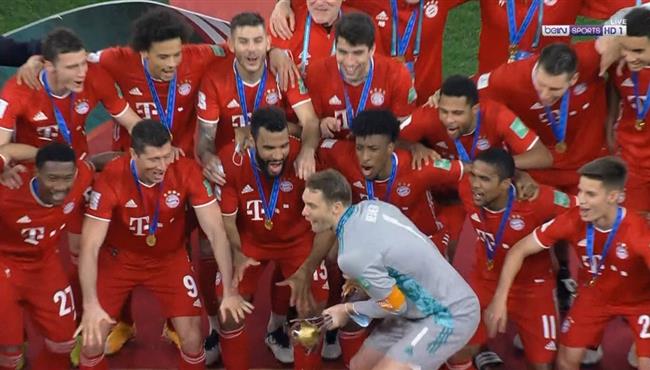 مراسم تتويج بايرن ميونخ بطلا لكأس العالم للأندية