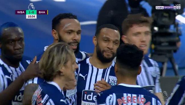 هدف فوز وست بروميتش علي برايتون 1 0 الدوري الانجليزي