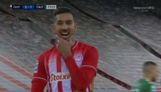 هدف كوكا الثاني فى مرمي باناثينيكوس بالدوري اليوناني