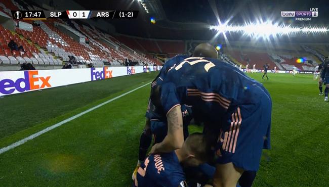 اهداف مباراة ارسنال وسلافيا براج 4 0 الدوري الاوروبي