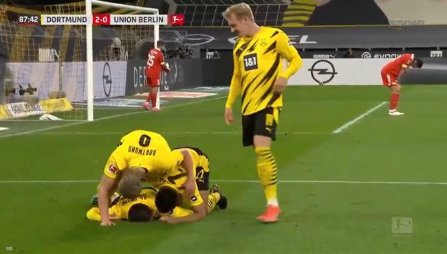 اهداف مباراة بوروسيا دورتموند ويونيون برلين 2 0 الدوري الالماني