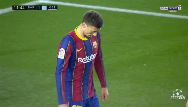 هدف تعادل خيتافي مع برشلونة 1 1 لينجليت بالخطأ في مرماه