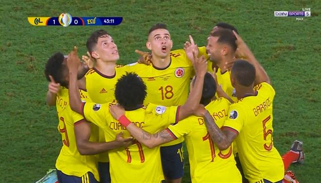 هدف فوز كولومبيا علي الاكوادور 1 0 كوبا امريكا